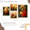 SET OF 4 DIGITAL WALL PAINTING - Image 3