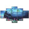 Set Of Five Framed Digital Wall Painting - Image 2
