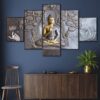 Set Of Five Framed Digital Wall Painting