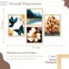SET OF 4 DIGITAL WALL PAINTING - Image 3